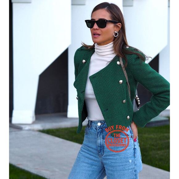 ZARA Cropped Jacket NWT - Picture 8 of 16